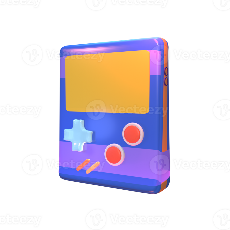 3d icoon video spellen spel bot weergegeven geïsoleerd Aan de transparant achtergrond png