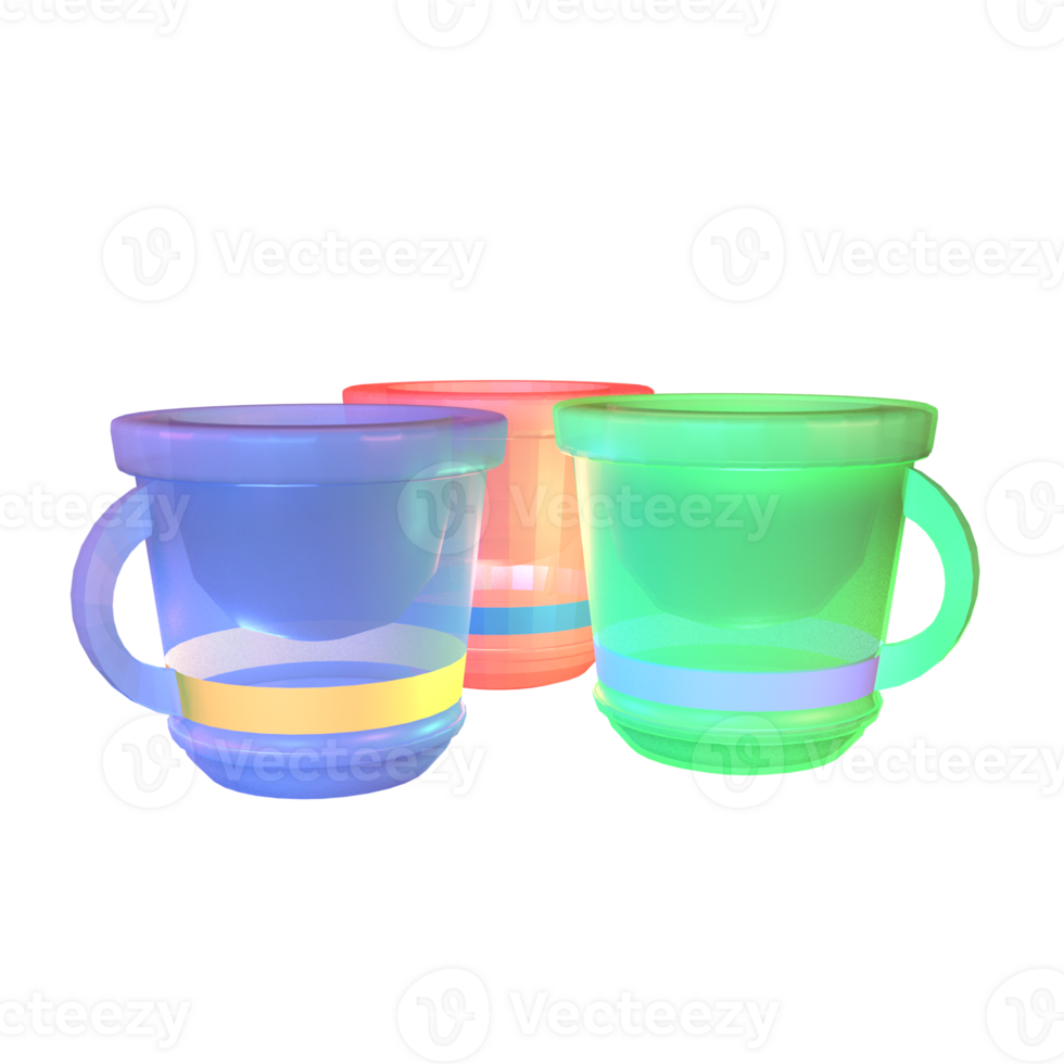 3D icon video games rendered isolated on the transparent background. game cups object for your design. png