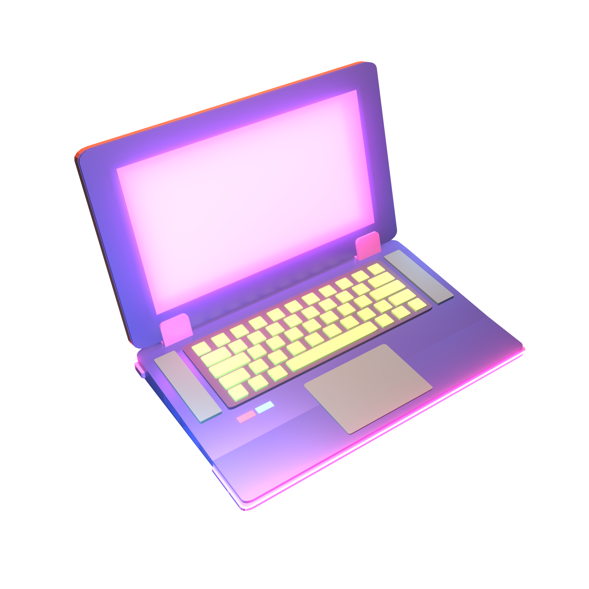 3D icon video games rendered isolated on the transparent background