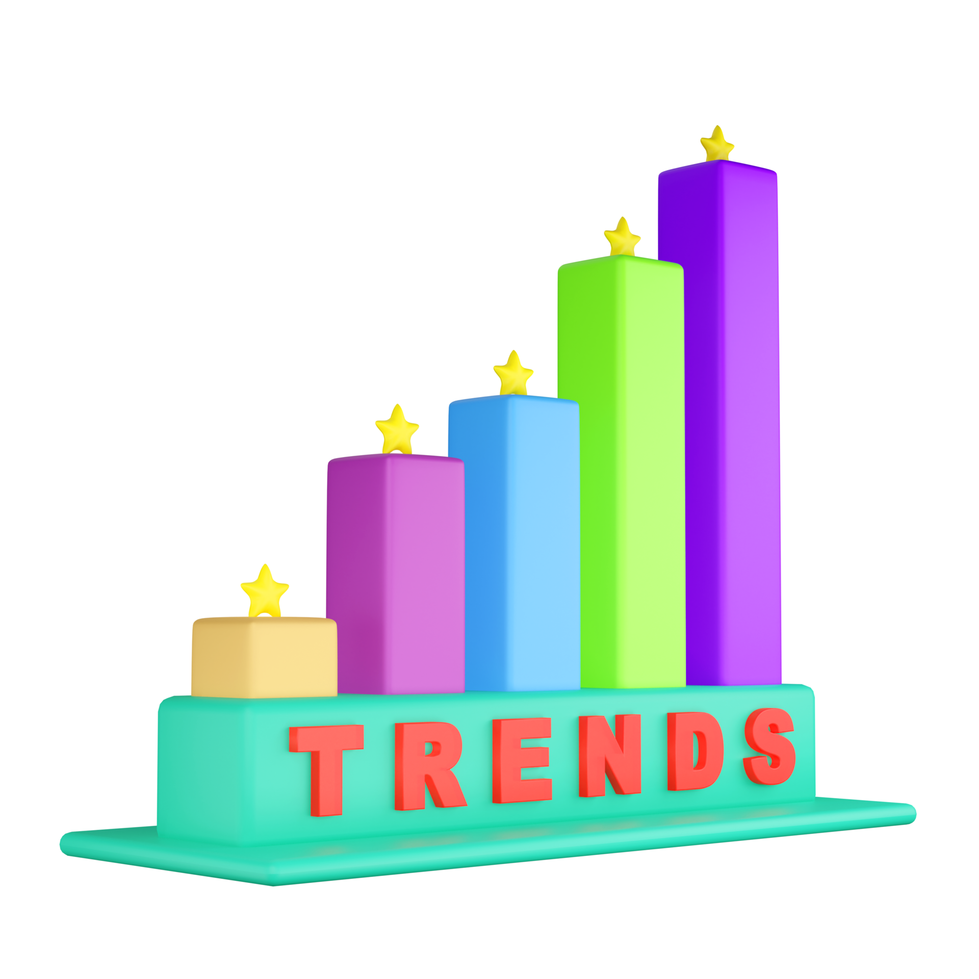 Word trends with increasing graph as background 26973451 PNG