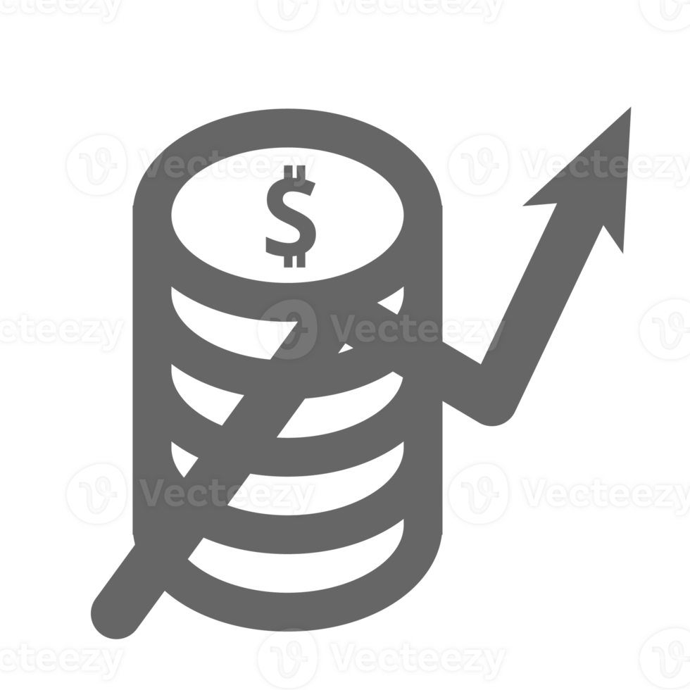 Business report icon. Graph chart presentation symbol. png