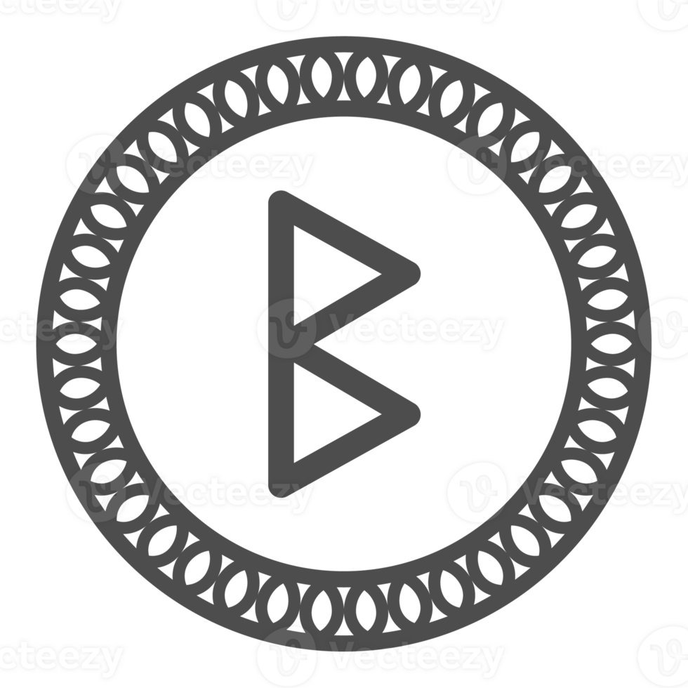 Runic alphabets icon with traditional pattern circle. Runes symbol graphic. Ancient norse. png