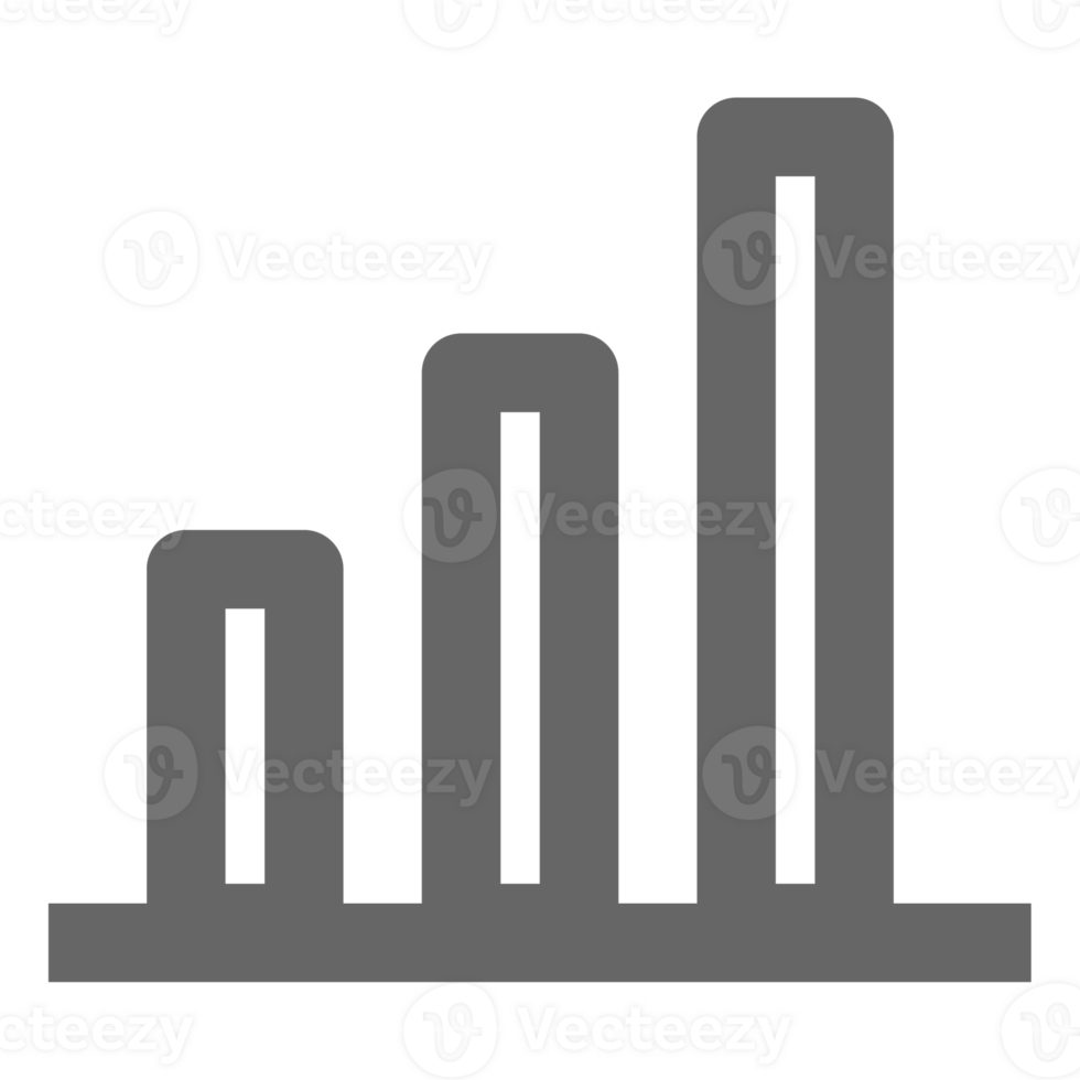Business report icon. Graph chart presentation symbol. png
