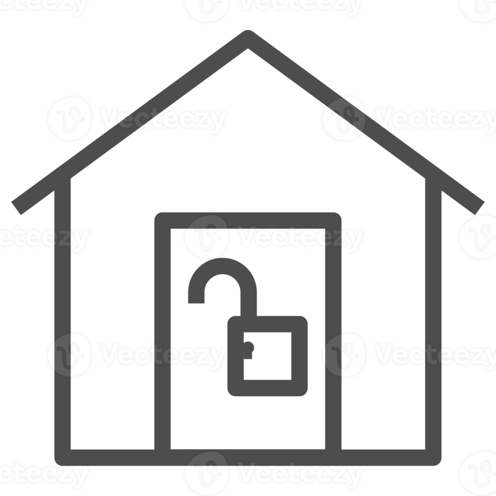 Smart home technology line icon. Home equipment  object symbol. png