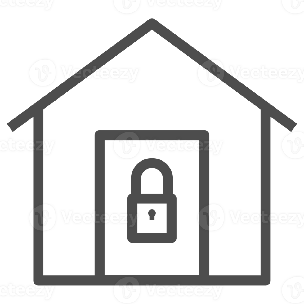Smart home technology line icon. Home equipment  object symbol. png