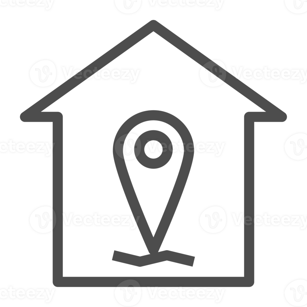 Smart home technology line icon. Home equipment  object symbol. png
