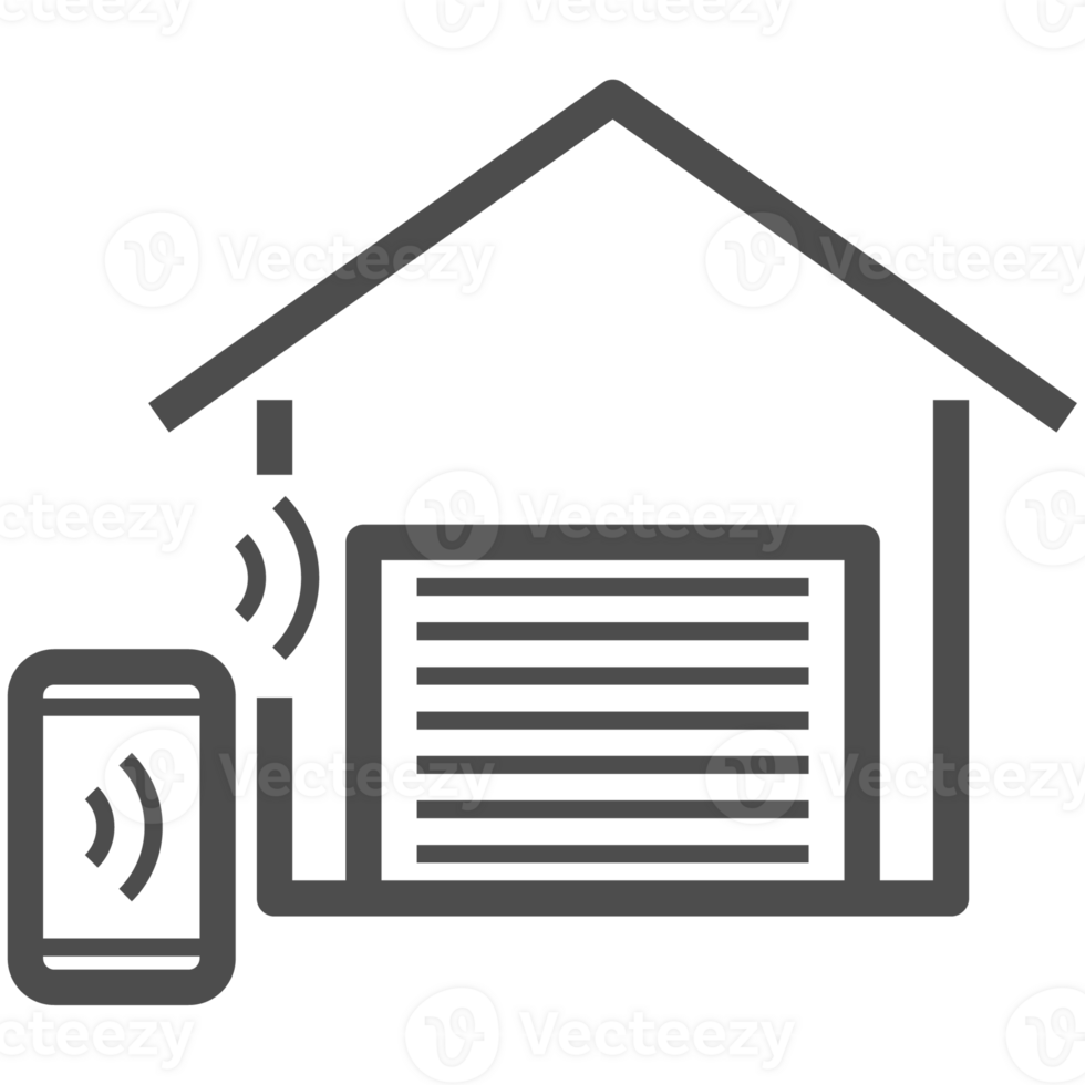 Smart home technology line icon. Home equipment  object symbol. png