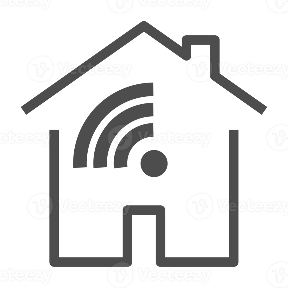 Smart home technology line icon. Home equipment  object symbol. png