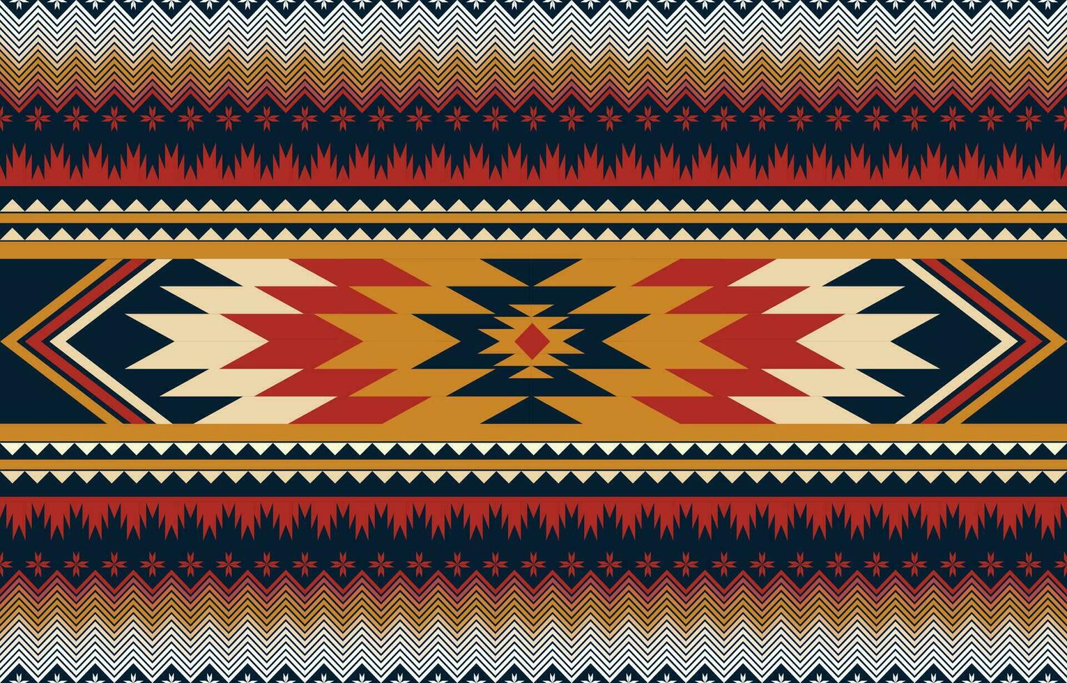 el geométrico étnico modelo de tradicional estilo. navajo, America indio patrones. diseño para fondo, fondo de pantalla, ropa, envase, batik, tela, y huellas dactilares. vector ilustración.