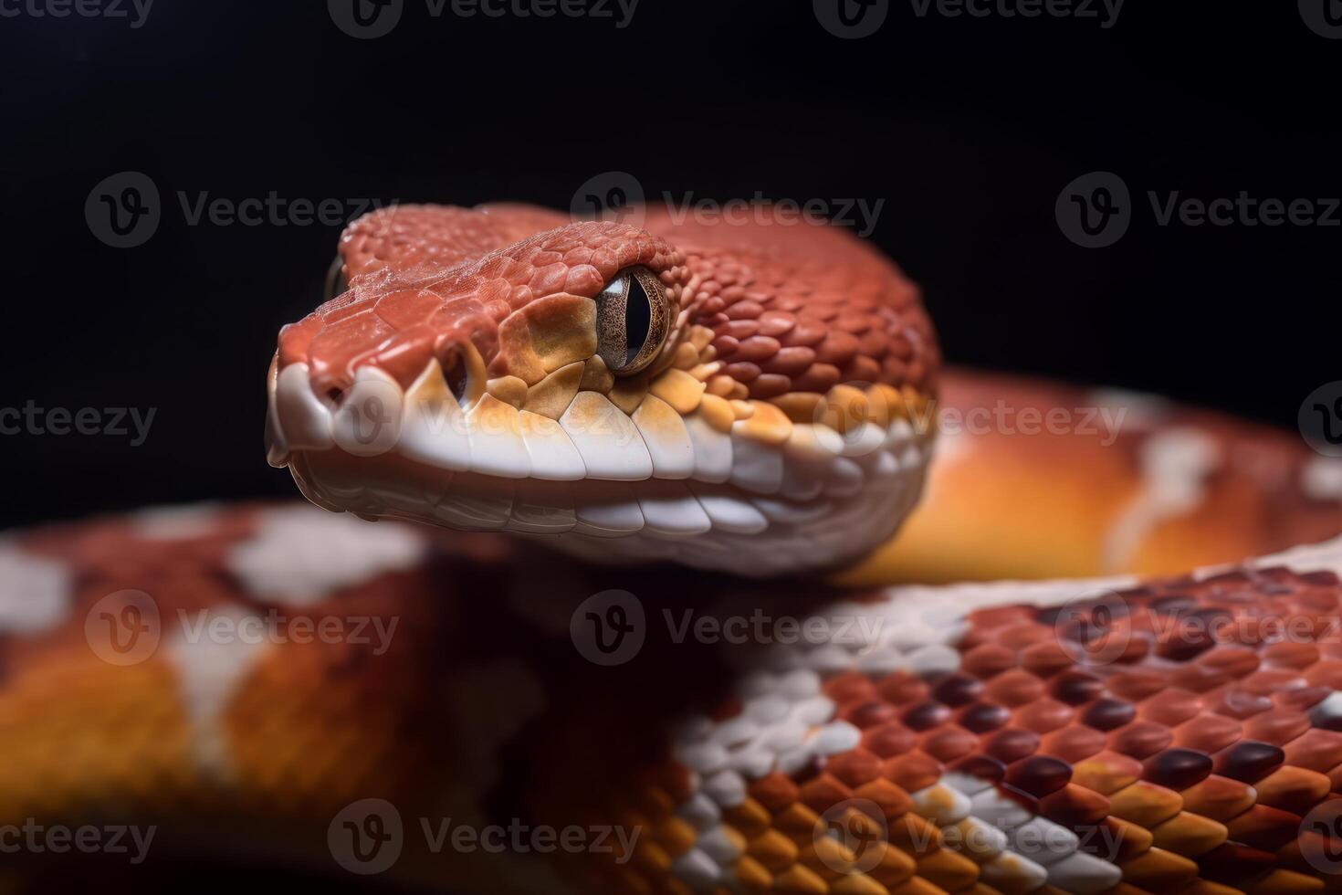 Cute Corn snake in nature, national geography, Wide life animals. . photo