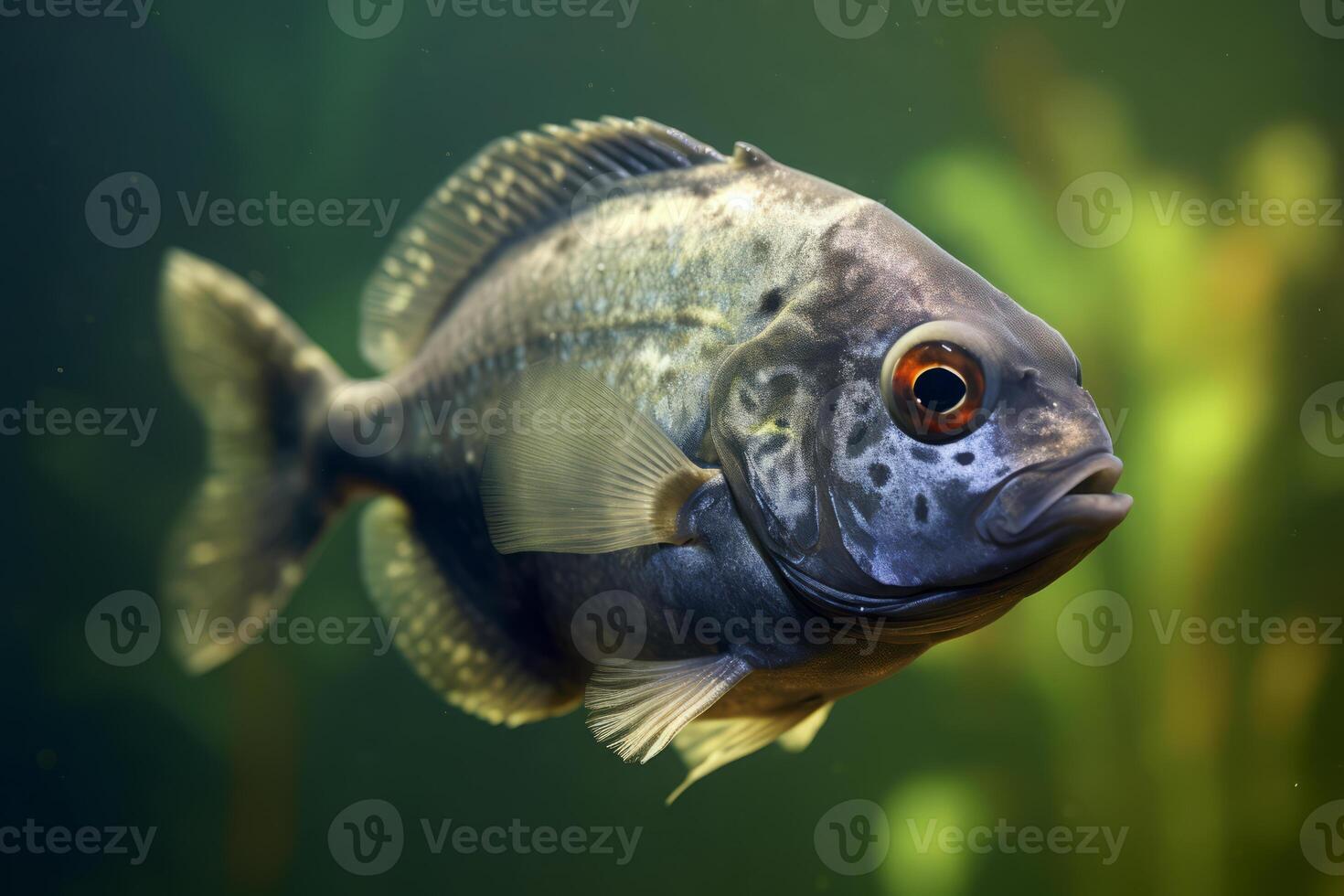 Piranha in nature, national geography, Wide life animals. AI Generated. photo