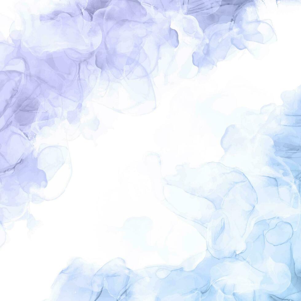 Delicate hand painted pastel coloured alcohol ink background vector