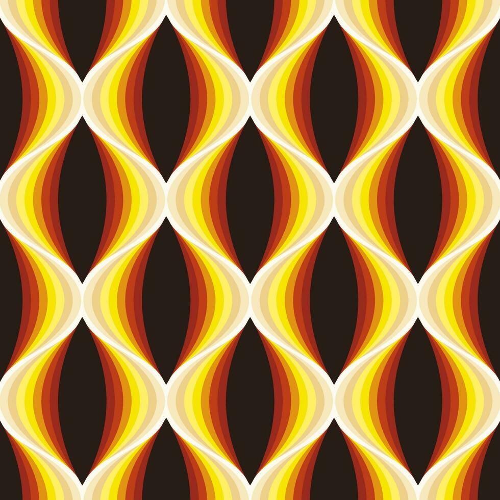 retro styled wallpaper design background vector