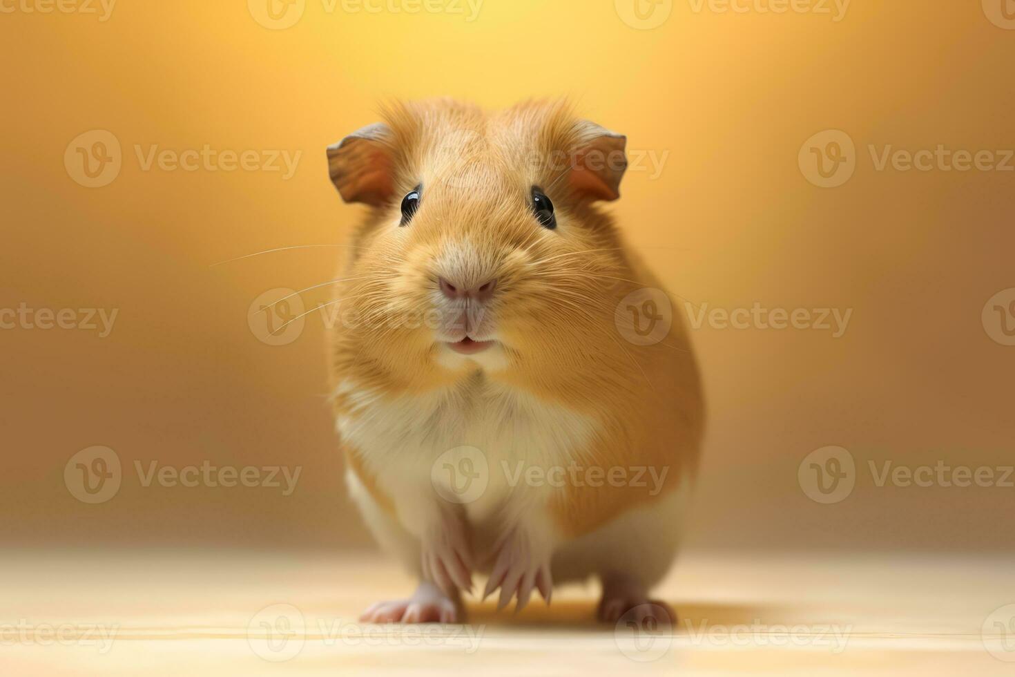 Very cute Guinea pig in nature, national geography, Wide life animals. AI Generated. photo