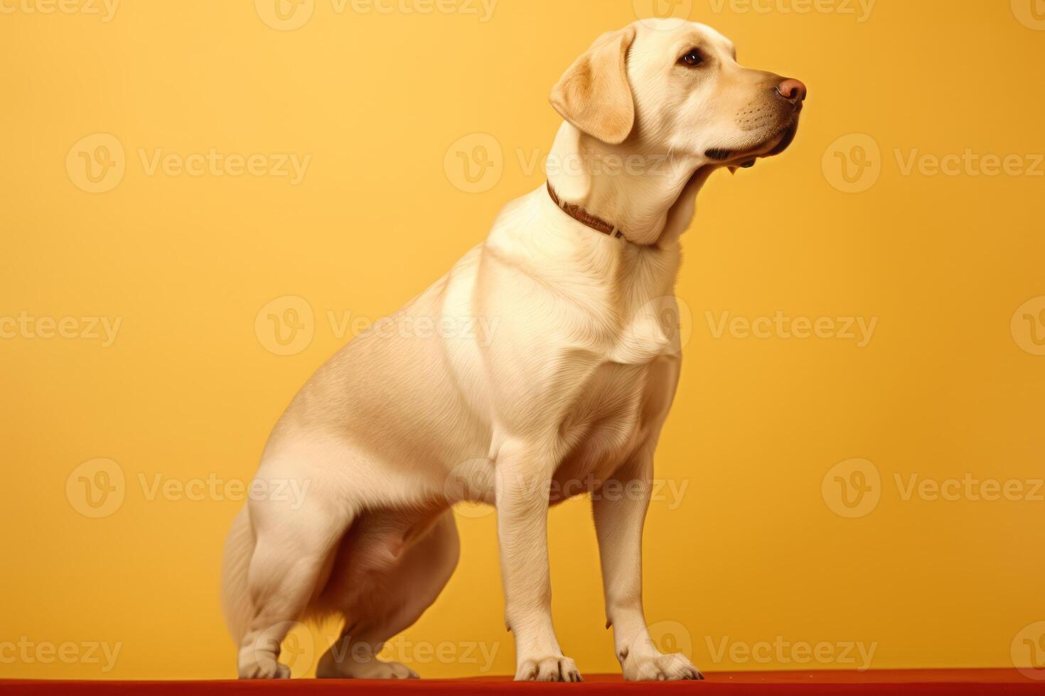 Cute Labrador in nature, national geography, Wide life animals. . photo