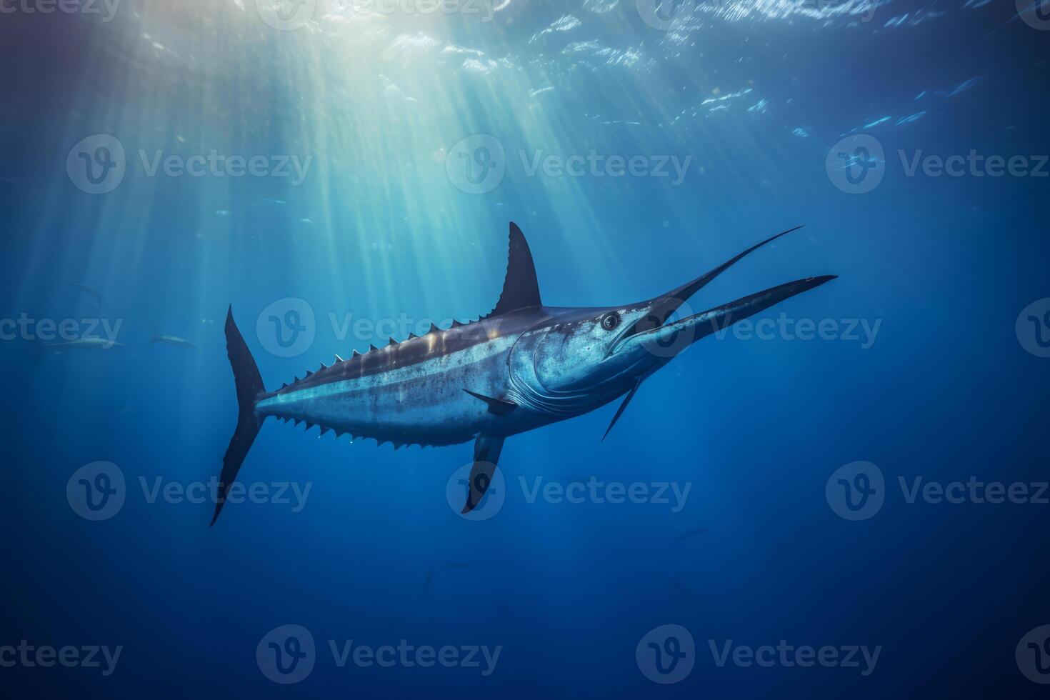 Swordfish in nature, national geography, Wide life animals. AI Generated. photo