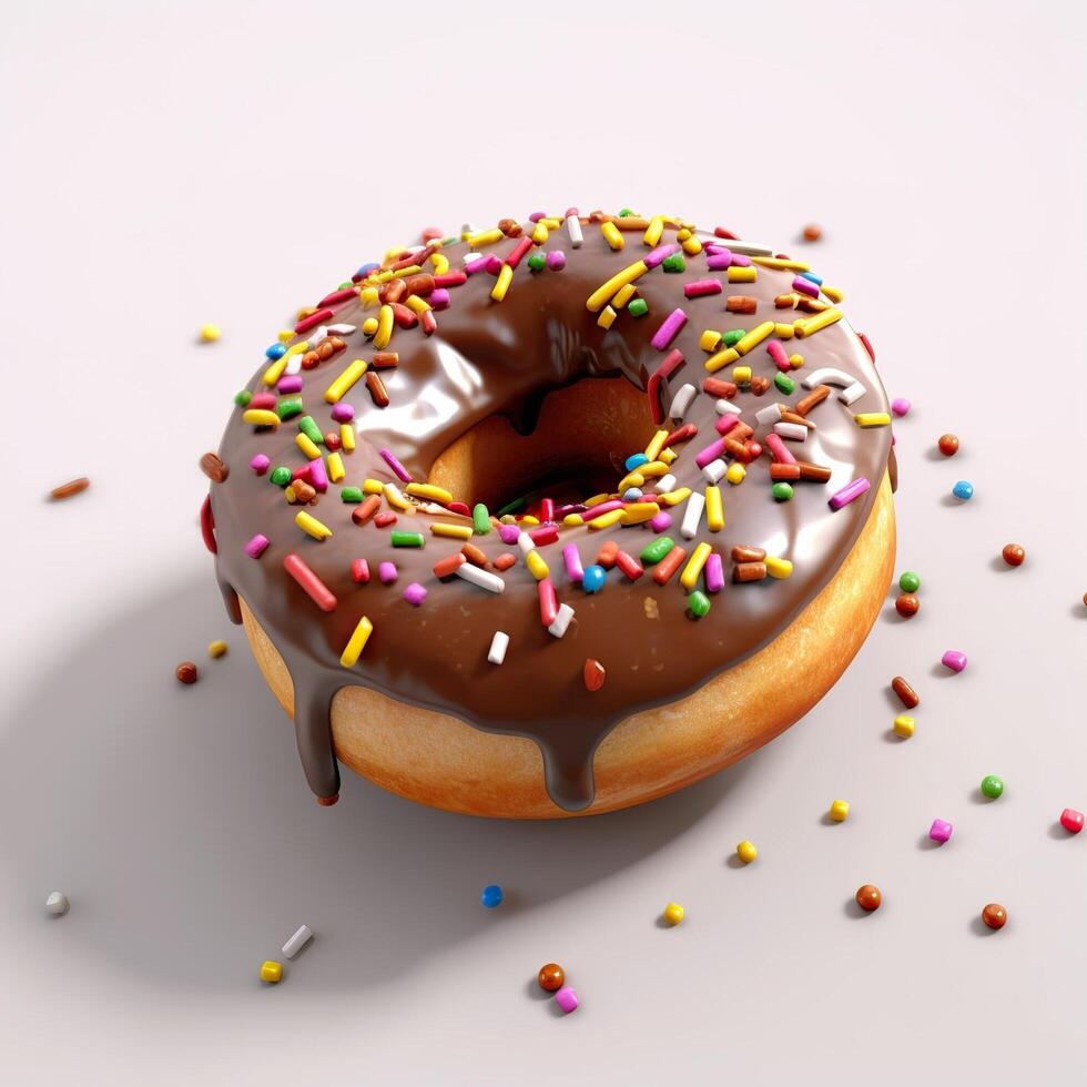 Delicious Donuts with Sprinkles on top tasty Dessert Sweets photo