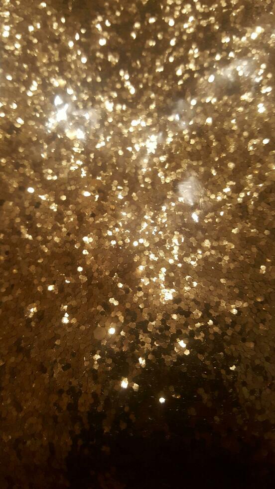 Golden glitter background photo