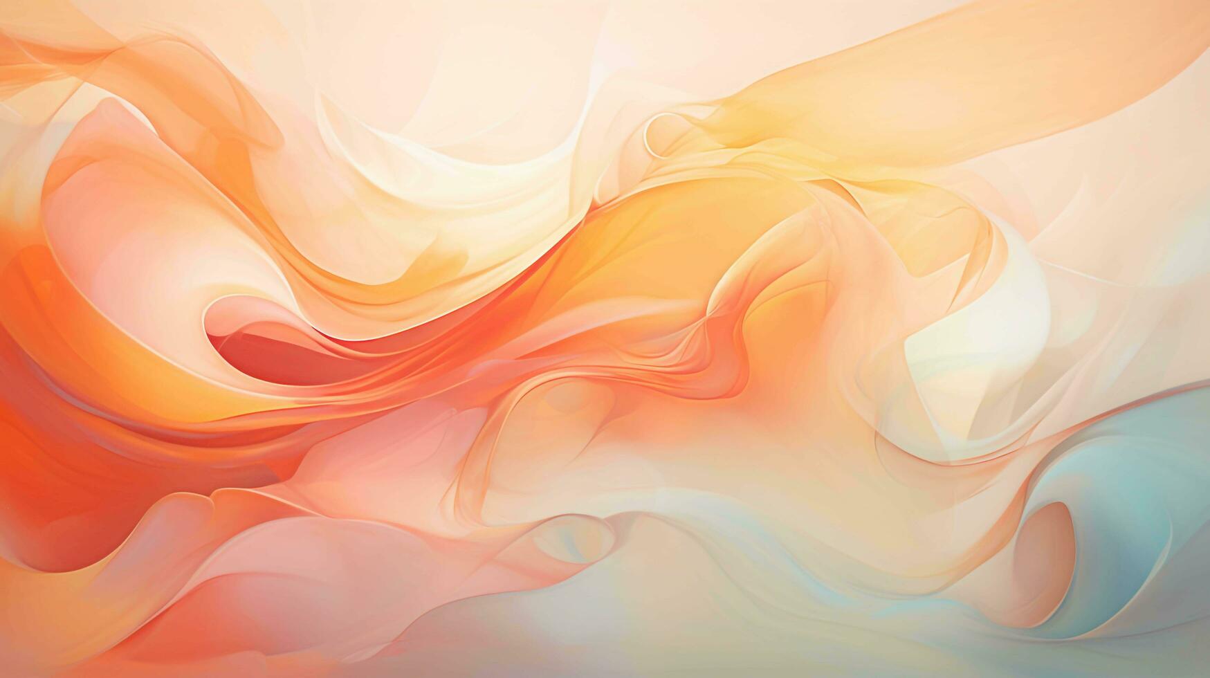 gradients and glows to add a touch of radiance to the fluid shapes  abstract background, AI generated photo