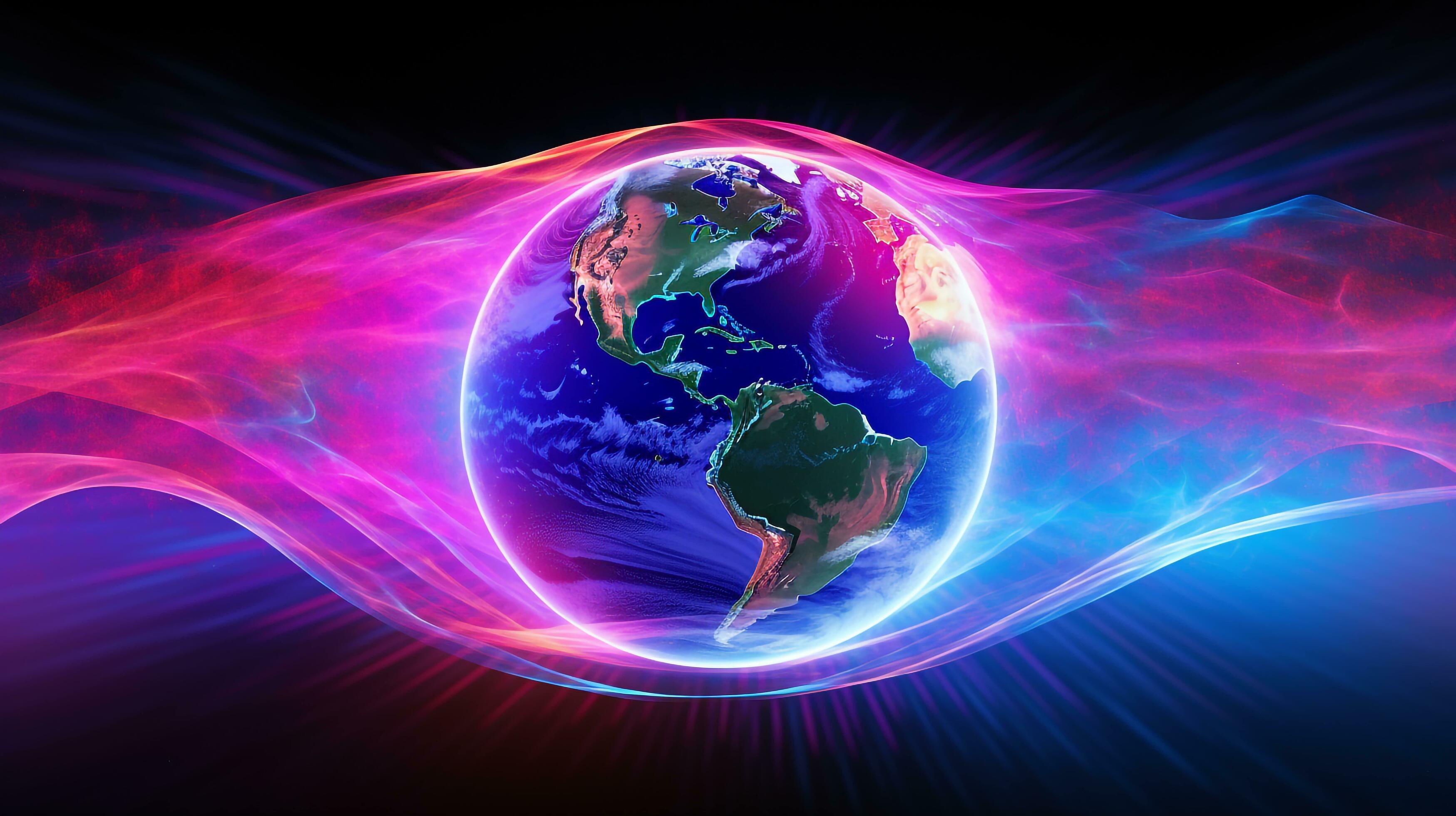earths magnetic field, AI-Generated 26976031 Stock Photo at Vecteezy