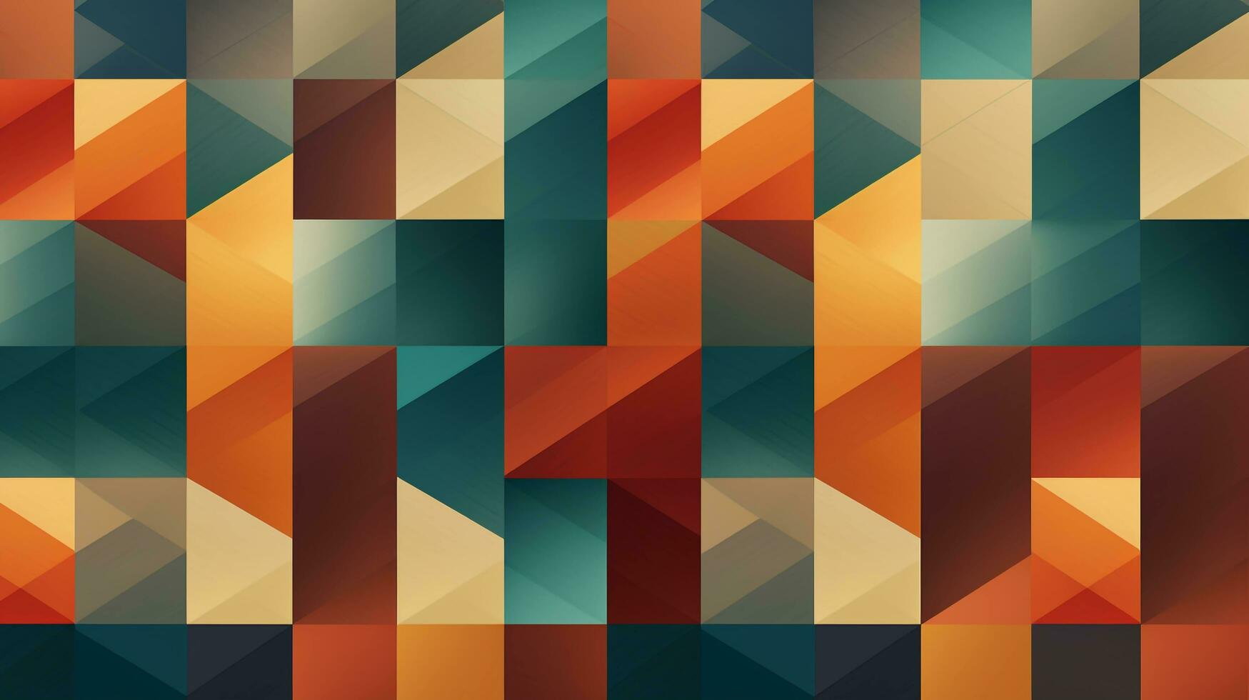 abstract geometric background with a seamless pattern, AI generated photo
