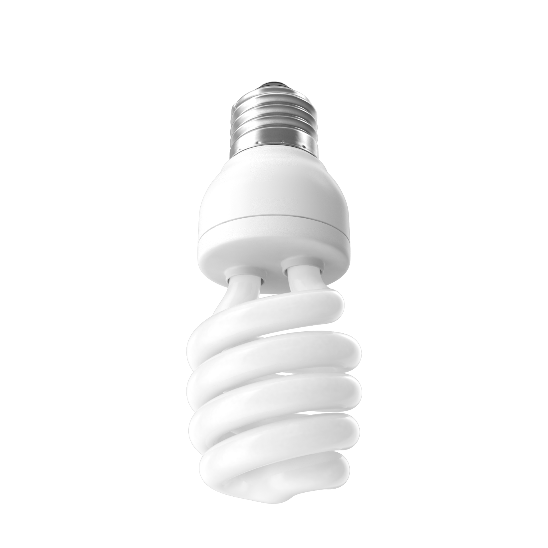 3D rendering of LED energy light PNG, incandescent, and energy-saving ...