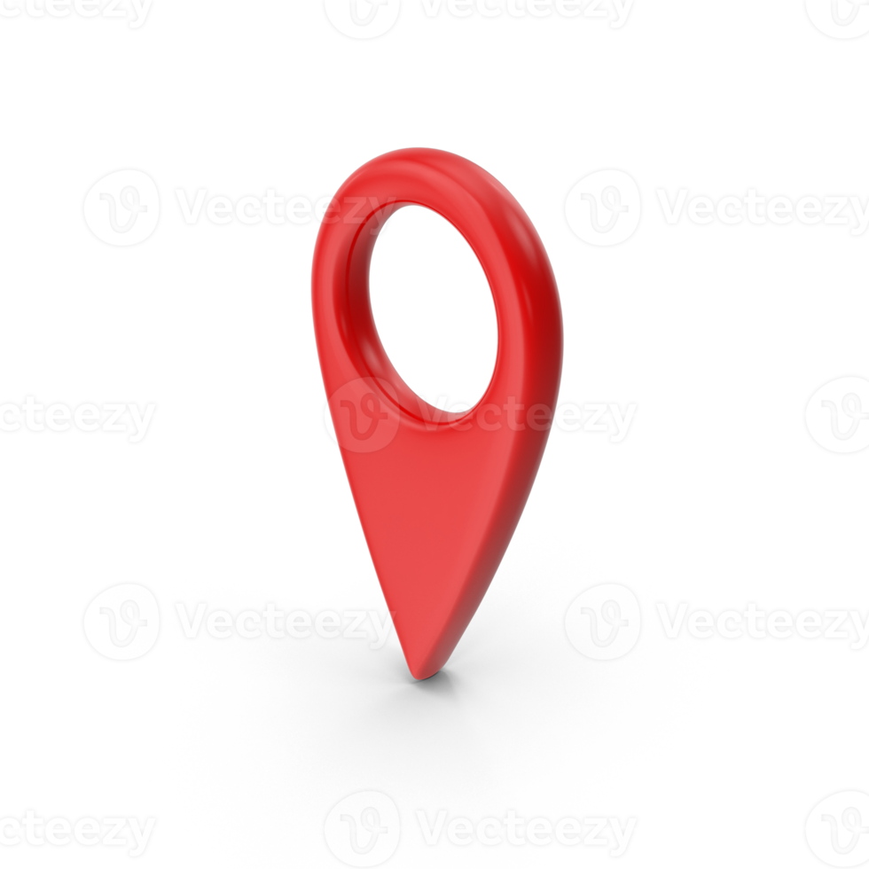 3d representación realista ubicación rojo mapa alfiler GPS puntero marcadores GPS ubicación símbolo, mapas y navegación aplicaciones, rojo geolocalización marcadores, marca de posición iconos, cartografía, y viajero interesar símbolos png