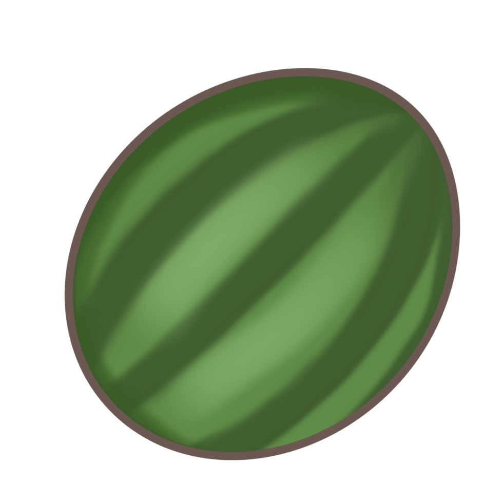 Fresh and big watermelon png