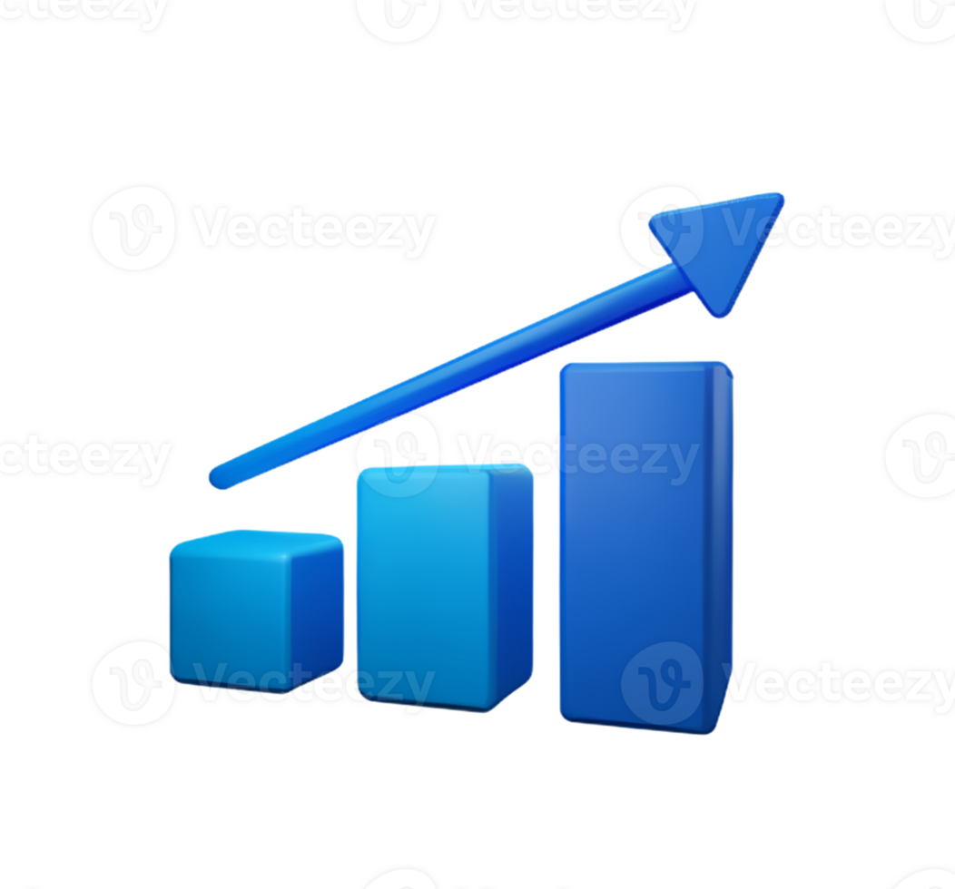 stock graph chart business arrow market increase success money profit
