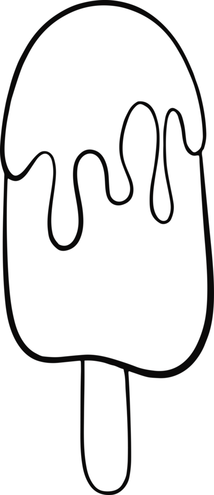 Eis Hand gezeichnet png