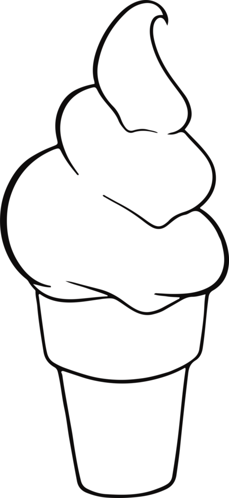 ice cream hand drawn png