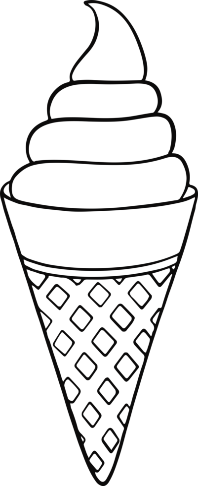 ice cream hand drawn png