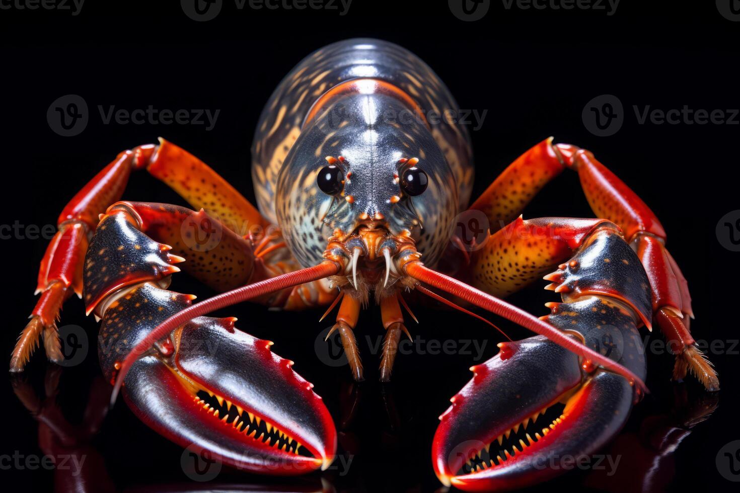 Lobster in nature, national geography, Wide life animals. AI Generated. photo