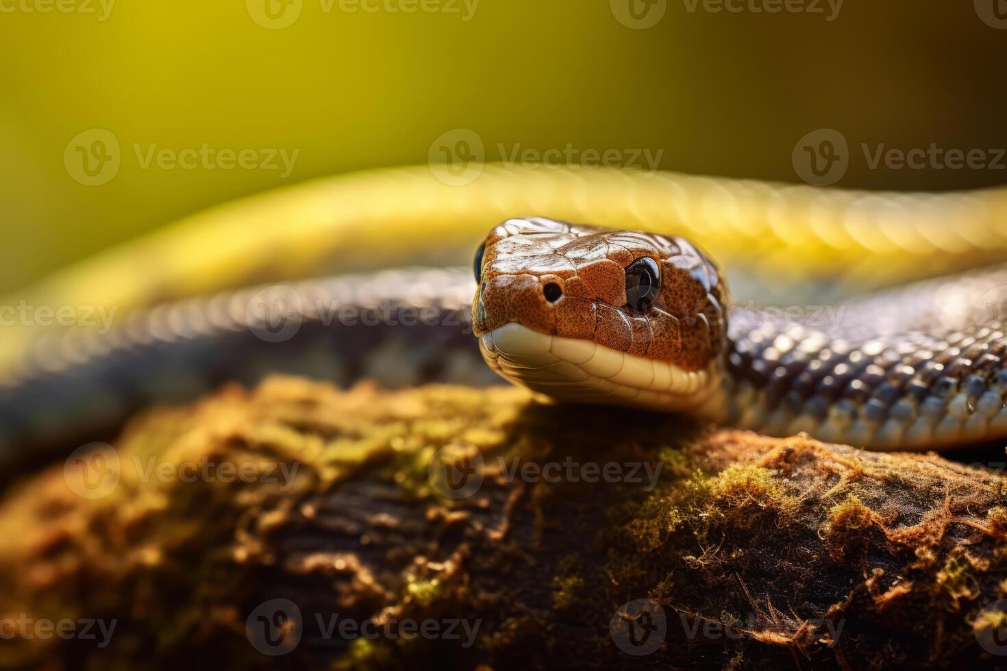 Eel in nature, national geography, Wide life animals. . photo