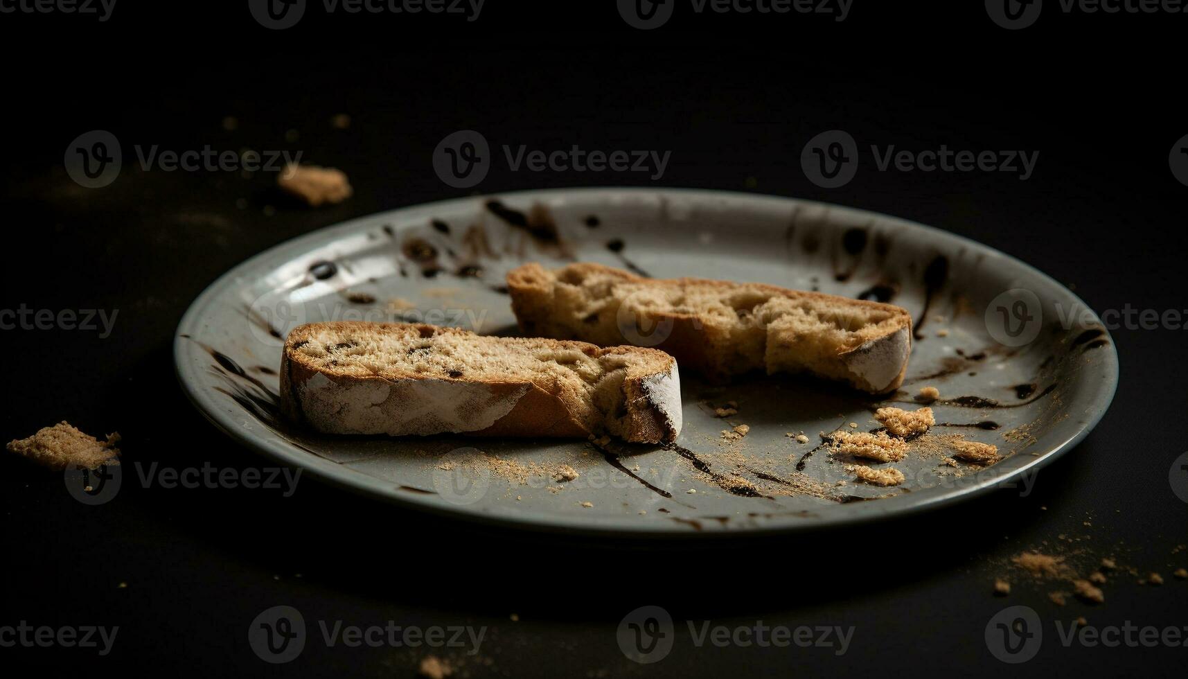 Grilled meat, baked sweet, indulgent refreshment, homemade cuisine generated by AI photo