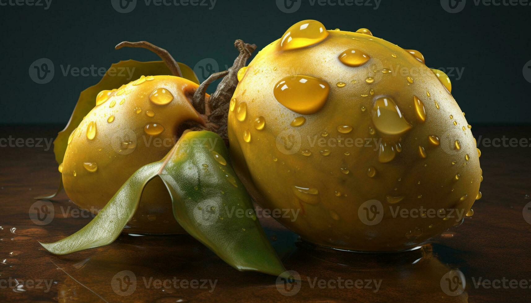 Freshness of organic vegetables reflects the healthy eating of nature generated by AI photo