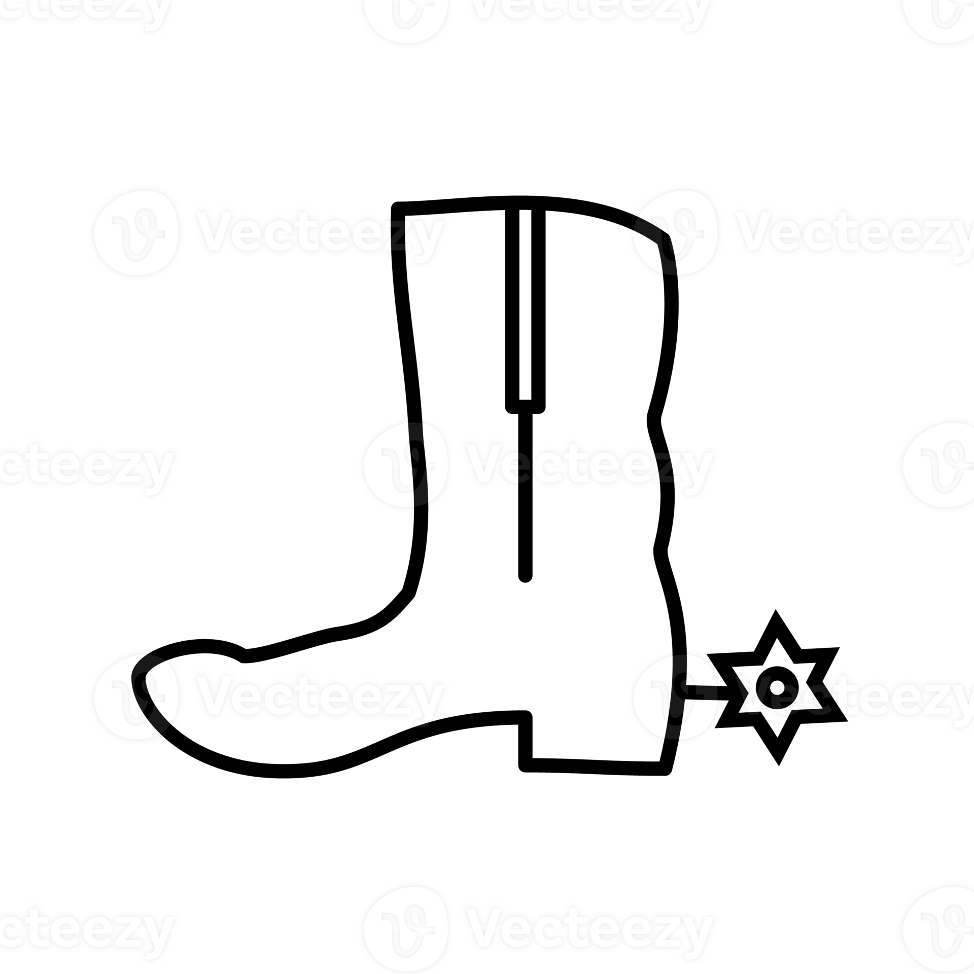 Cowboy boot icon 26979766 PNG