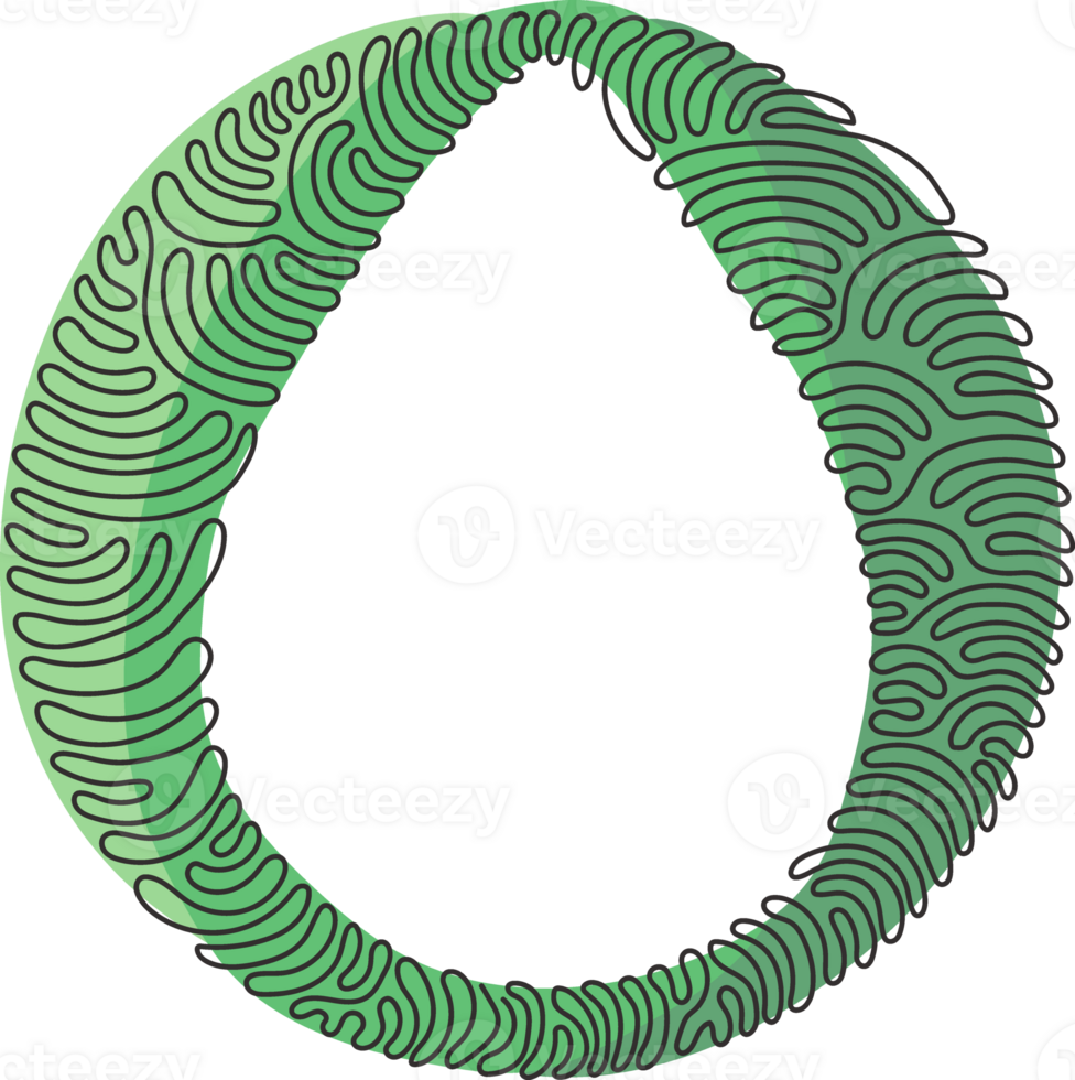 kontinuierlich einer Linie Zeichnung Vergrößerung Glas oder Suche Symbol. eben Lupe zum verwenden im Netz Design, ui, Programm, Anwendung, Software. Strudel locken Kreis Stil. Single Linie zeichnen Illustration png