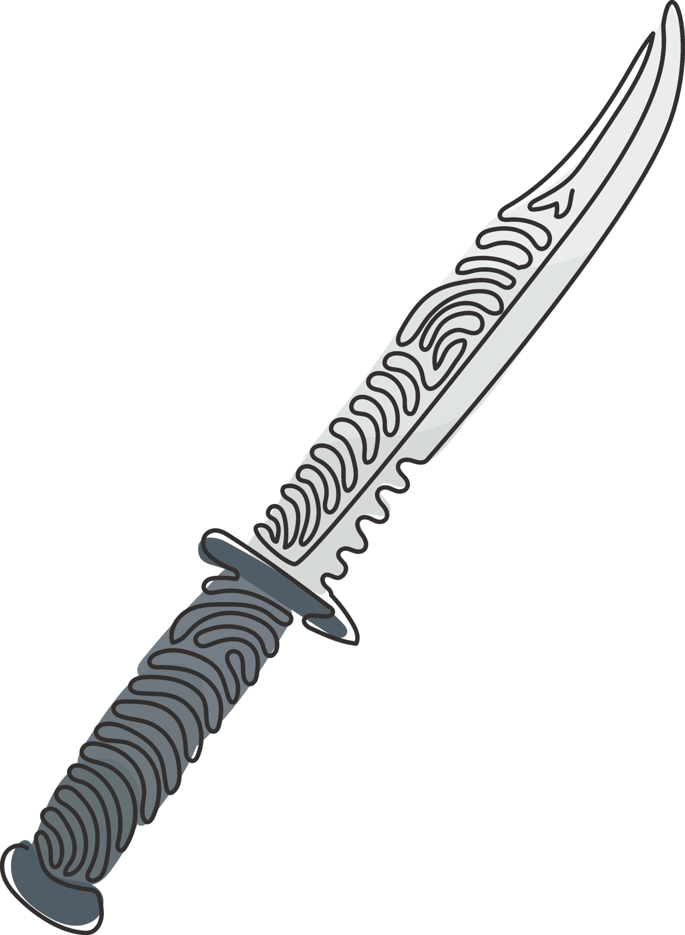 military knife png