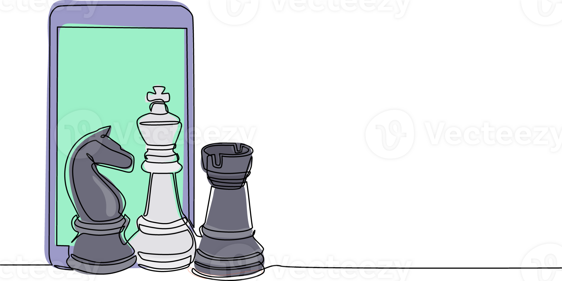 Black queen chess piece design element