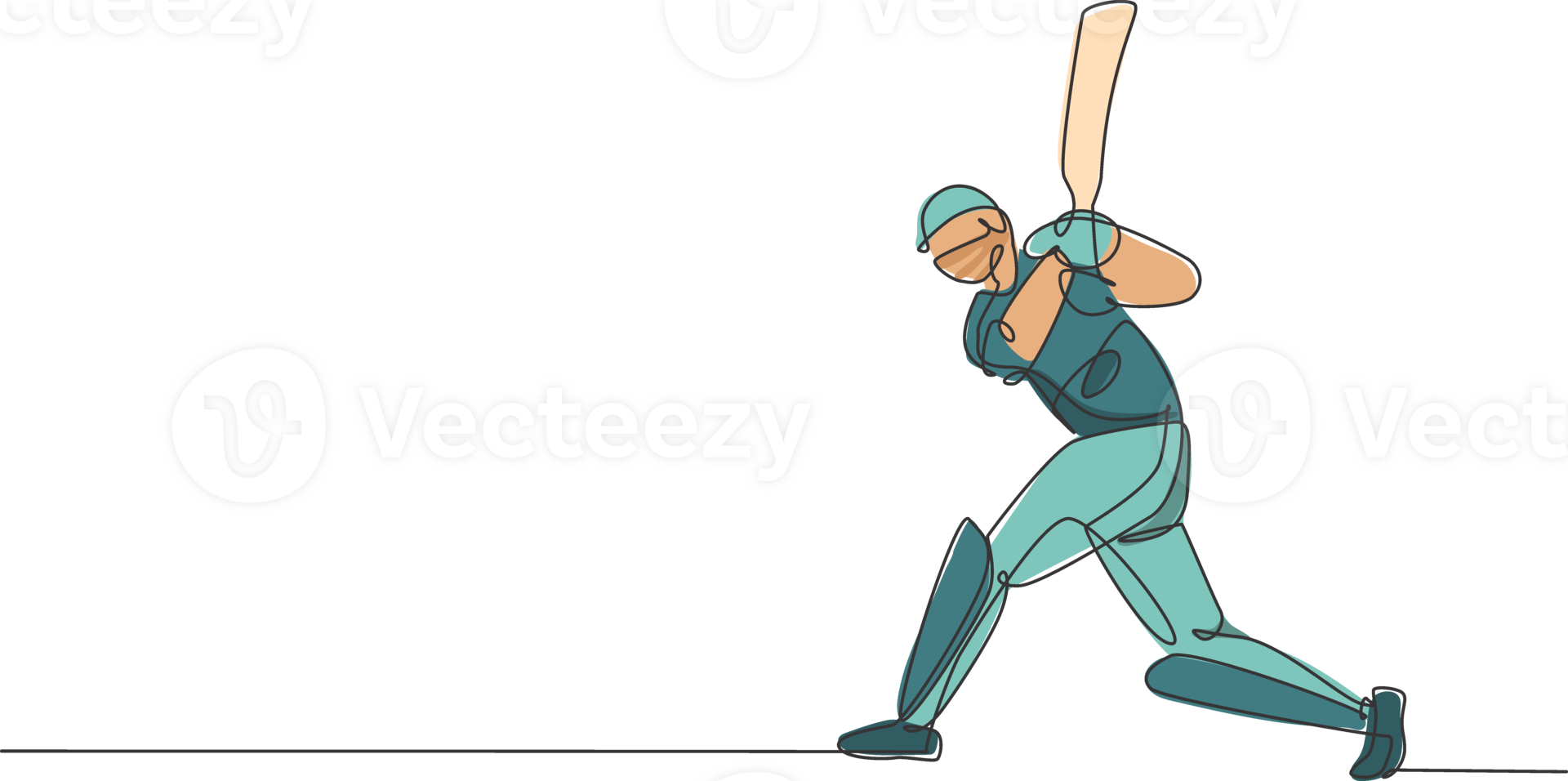 One single line drawing of young energetic man baseball player practice to throw the ball illustration. Sport training concept. Modern continuous line draw design for baseball tournament banner png