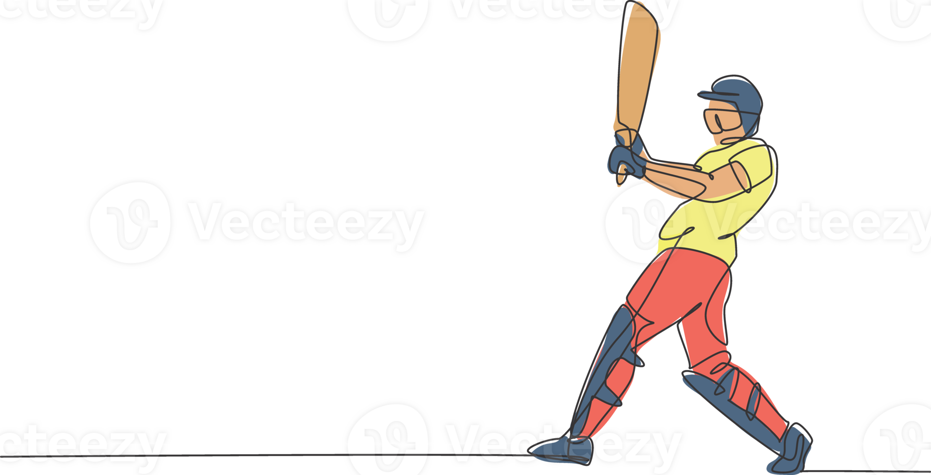 One single line drawing of young energetic man baseball player practice to throw the ball illustration. Sport training concept. Modern continuous line draw design for baseball tournament banner png
