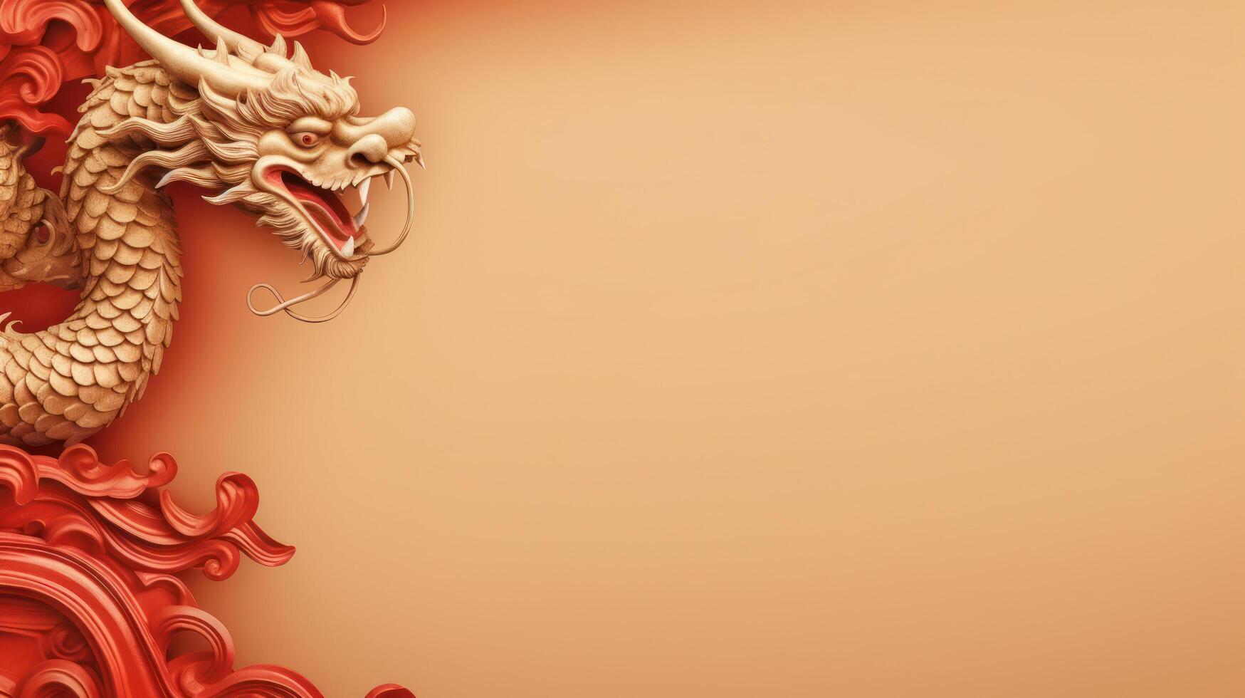 Chinese holiday background with dragon 26992129 Stock Photo at Vecteezy