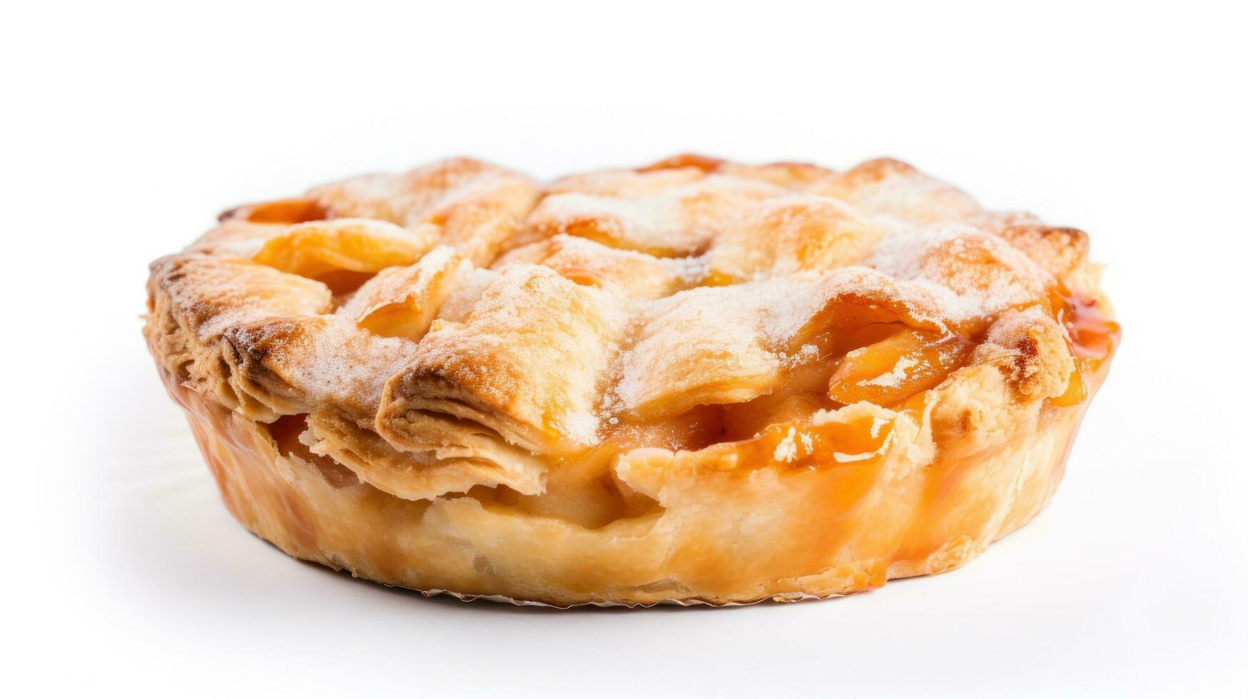 Sweet tasty apple pie photo