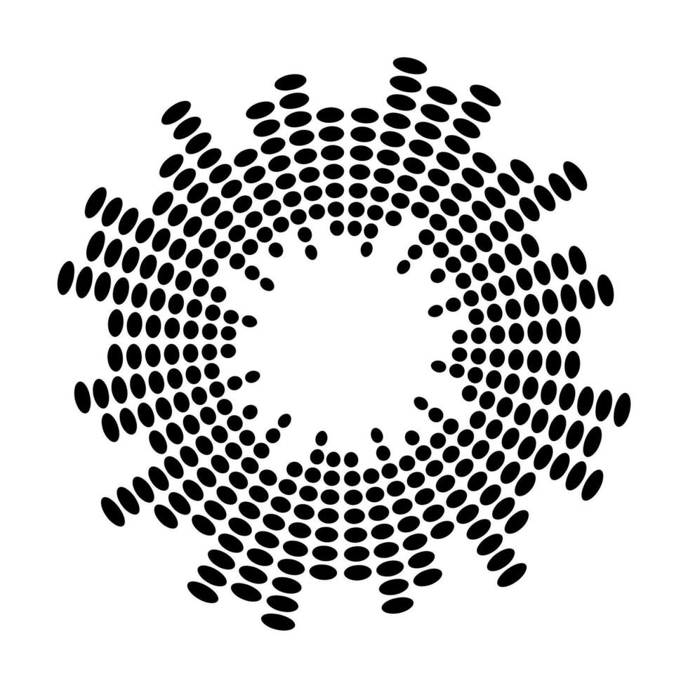 Abstract equalizer music sound wave circle vector icon symbol. logo design, round line icon, circle item, elements background, illustration