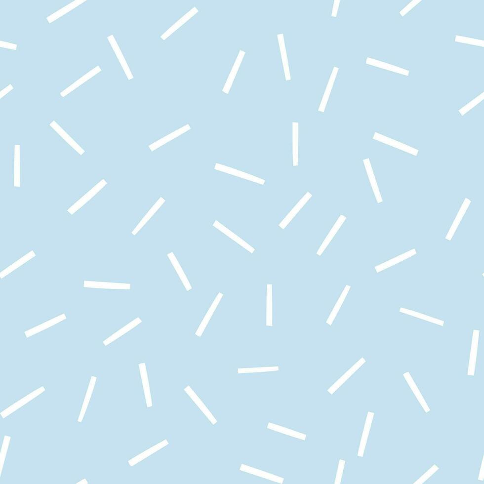 Simple abstract texture with small chaotic lines. Vector monochrome lined pattern. Seamless geometric background