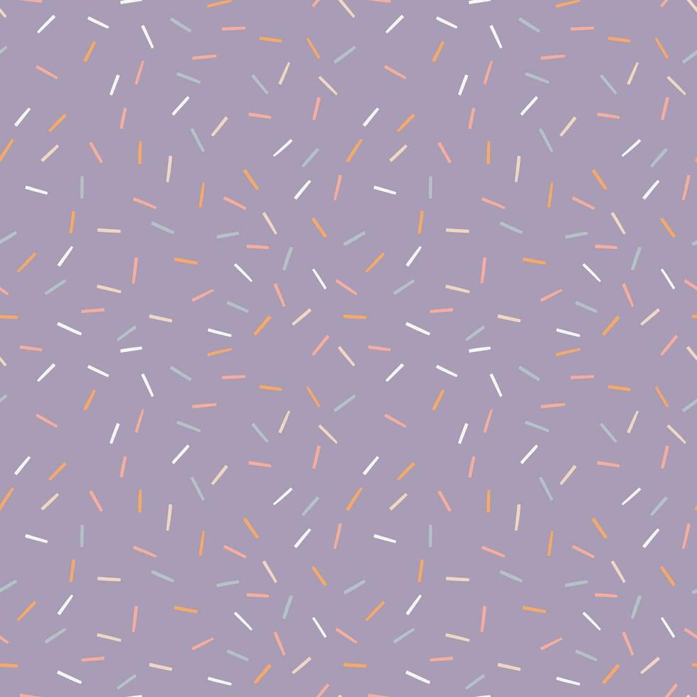Simple geometric pattern with small chaotic lines. Seamless vector with lines. Hand drawn creative background
