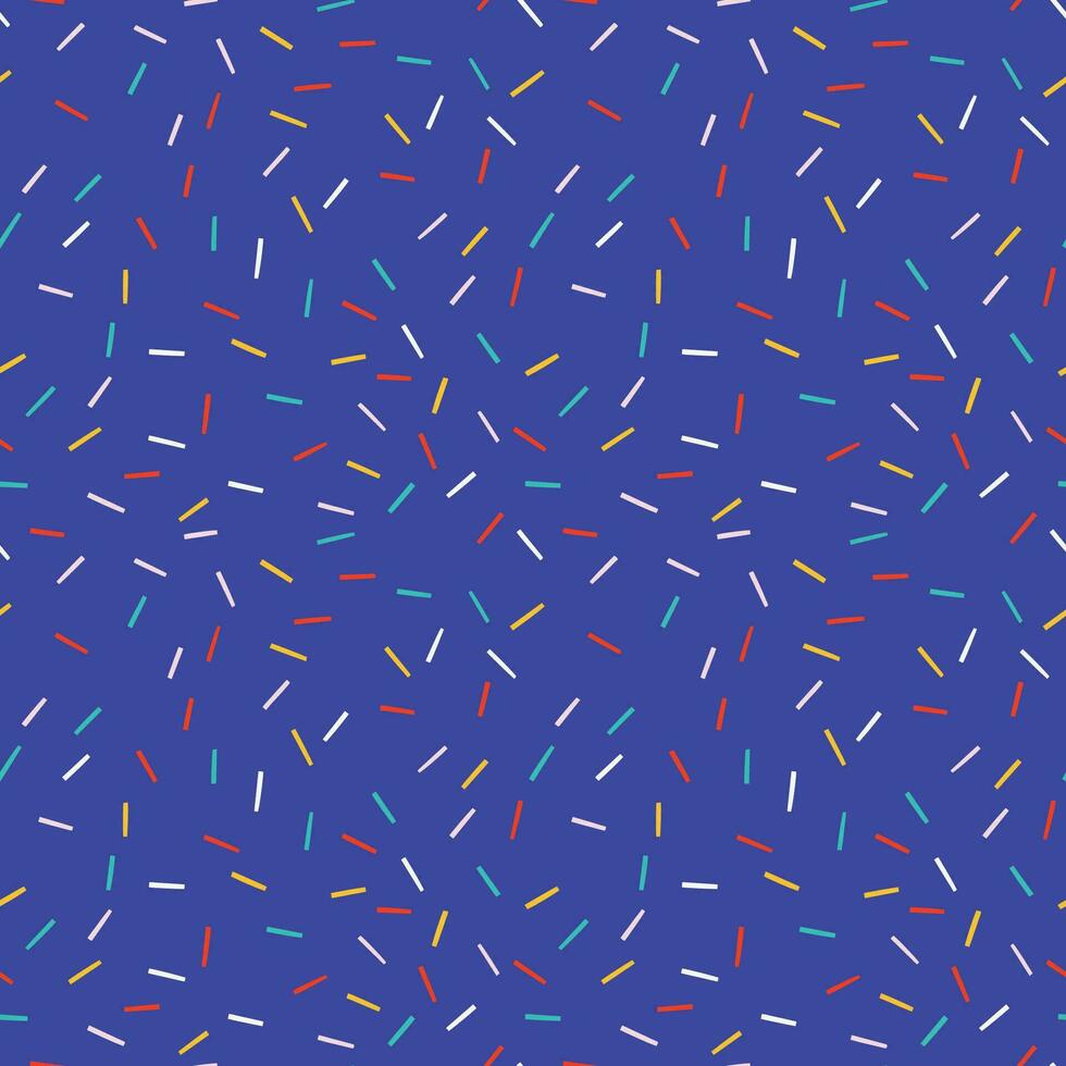 Simple geometric pattern with small chaotic lines. Seamless vector with lines. Hand drawn creative background