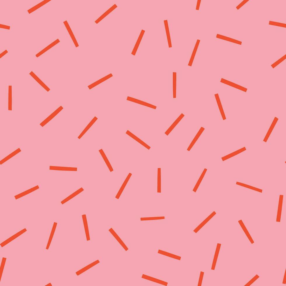 Simple abstract texture with small chaotic lines. Vector monochrome lined pattern. Seamless geometric background