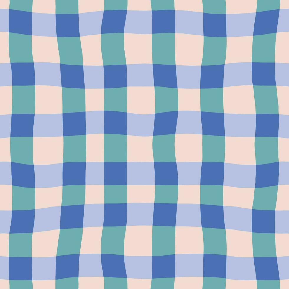 Bold classic plaid texture. Abstract checkered lines pattern. Vector seamless lined background